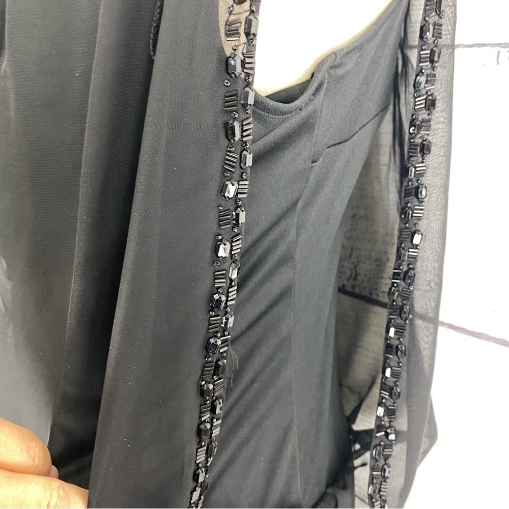 SCARLETT Nite Black Sleeveless Blouson Dress Size 8 - Picture 5 of 8